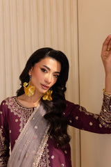 Zaynure 3Pc Embroidered Lawn Dress