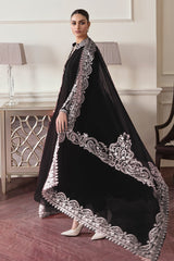 3Pcs Black Luxury Embroidered Dress