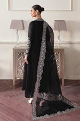 3Pcs Black Luxury Embroidered Dress