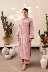 light pink harper long dress 3pc for women