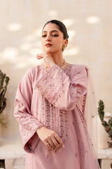 light pink harper long dress 3pc for women