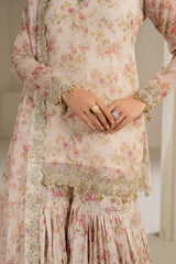 BAROQUE EMBROIDERED CHIFFON