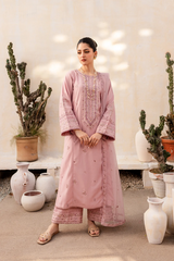 light pink harper long dress 3pc for women