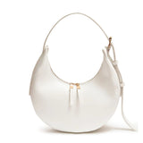 Claudia White Hobo Bag