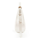 Claudia White Hobo Bag