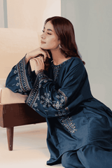 Sooya 2Pc Embroidered Cotton Dress