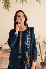 Sharara 3Pc - Embroidered Lawn Dress