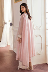 3Pcs T-Pink Luxury Embroidered Dress