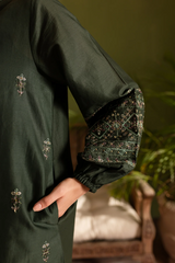 Solene 2Pc - Embroidered Winter Dress