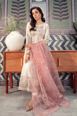 Mahpara 3 Piece Embroidered Dress