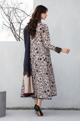 This is frmal dress for women in DIGITAL PRINTED COTTON SATIN