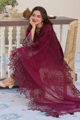 Rangreza Janan – Cambric 3-Piece Suit with Sequin Embroidery