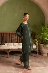 Solene 2Pc - Embroidered Winter Dress