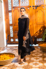 Yumna 3Pc Embroidered Dress