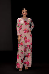 Digital Printed Cotton Silk Dress