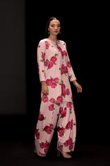 Digital Printed Cotton Silk Dress