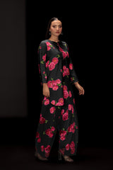 Digital Printed Cotton Silk Dress