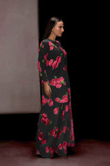 Digital Printed Cotton Silk Dress