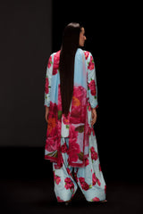 Digital Printed Cotton Silk Dress