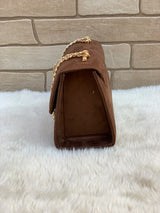 Alcan Chic Crossbody Bag “Crust Brown”