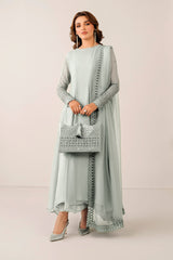 Mint 3Pc Embroidered Luxury dress