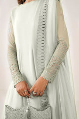 Mint 3Pc Embroidered Luxury dress