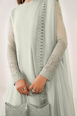 Mint 3Pc Embroidered Luxury dress