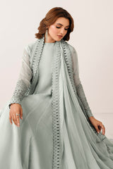 Mint 3Pc Embroidered Luxury dress