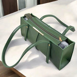 Green handbag