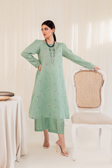 Remo sky blue light grey open women shirt and trouser