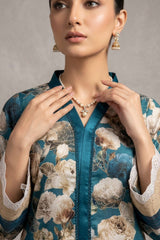 Floral Elegance - Printed Lawn 2-Piece Stitched Suit