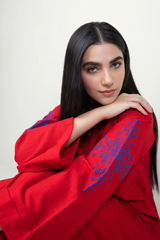 MBR 2Pc Embroidered Winter Cambric Dress