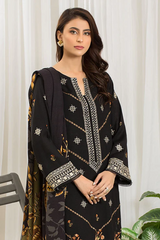 Mehak 3Pc Embroidered winter Dress