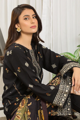 Mehak 3Pc Embroidered winter Dress