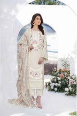 KARMA 3Pc Embroidered Lawn Dress