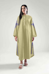 MBR 2Pc Embroidered Winter Cambric Dress