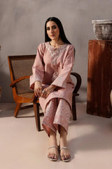 Cotton Candy 2Pc - Embroidered Lawn Dress