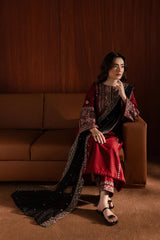 Lamar 3Pc Embroidered Lawn Dress – Elegant Summer Wear 2025