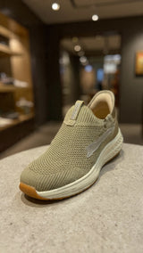 Soft mesh casual footwear with thick outsole