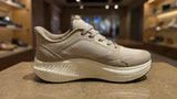 Modern beige comfort sneaker with elevated sole for everyday walking