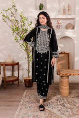 Monochrome 3Pc Winter Dress