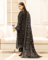 Aiza 3PC Embroidered Krandi Dress for Women – Elegant winter outfit with detailed embroidery, premium krandi fabric, and matching dupatta.