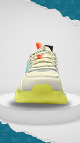 Comfortable kids sneakers top view