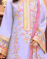 Marin 3Pc Embroidered Lawn Dress