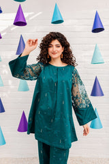 Celeste 2Pc Embroidered Lawn Dress