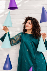 Celeste 2Pc Embroidered Lawn Dress