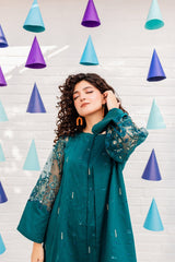 Celeste 2Pc Embroidered Lawn Dress