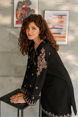 BLACK Rose 2Pc Embroidered Dress