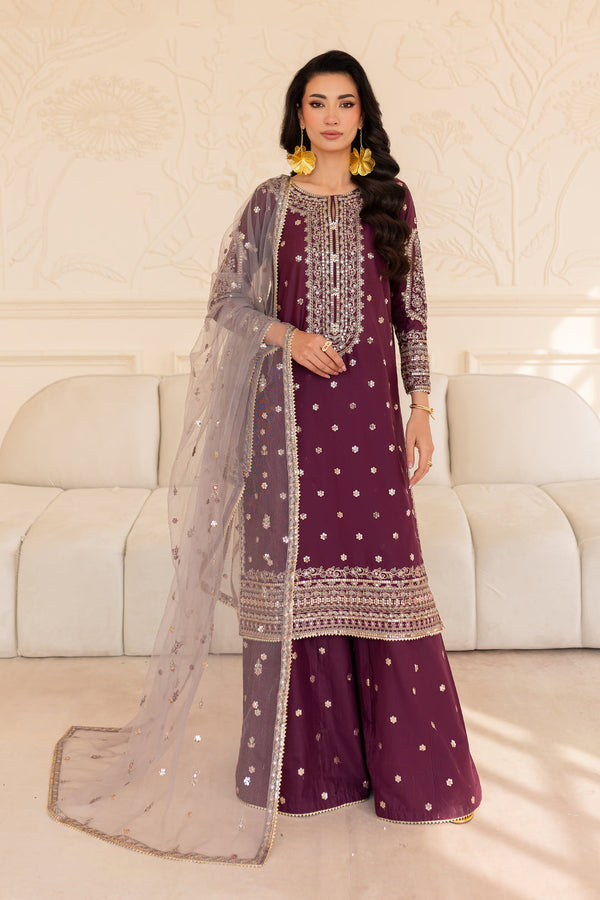 Zaynure 3Pc Embroidered Lawn Dress