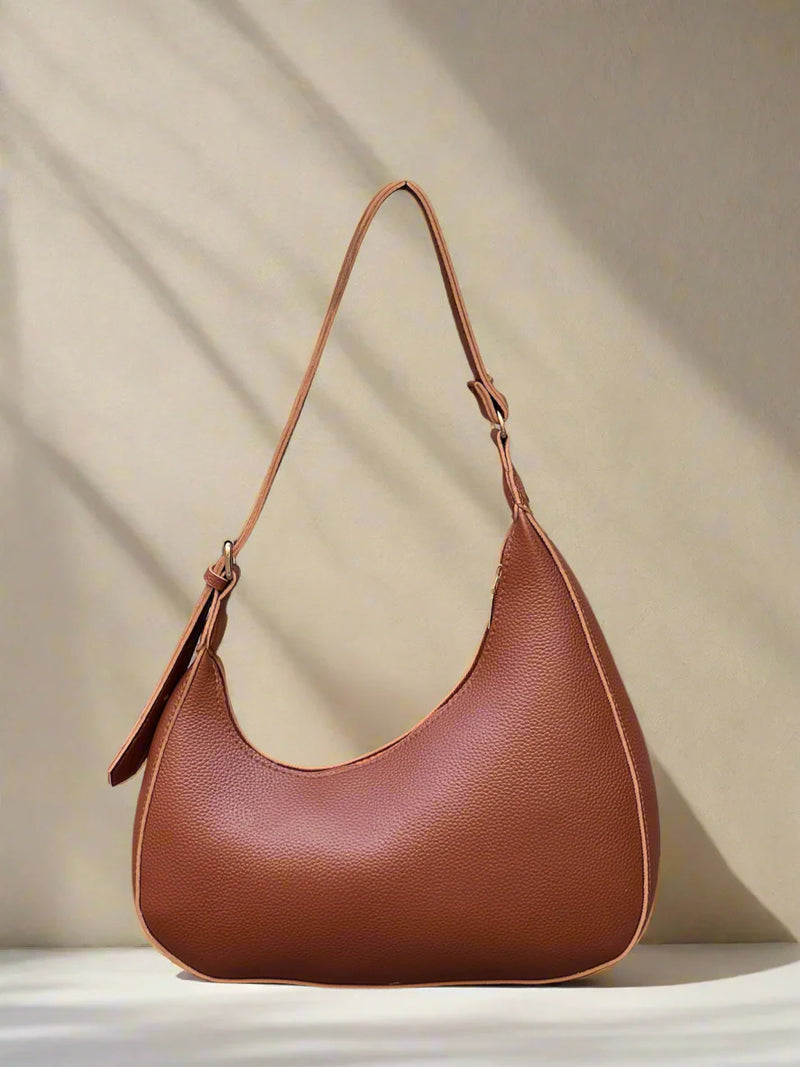 Luna Asymmetric Bag “Brown”
